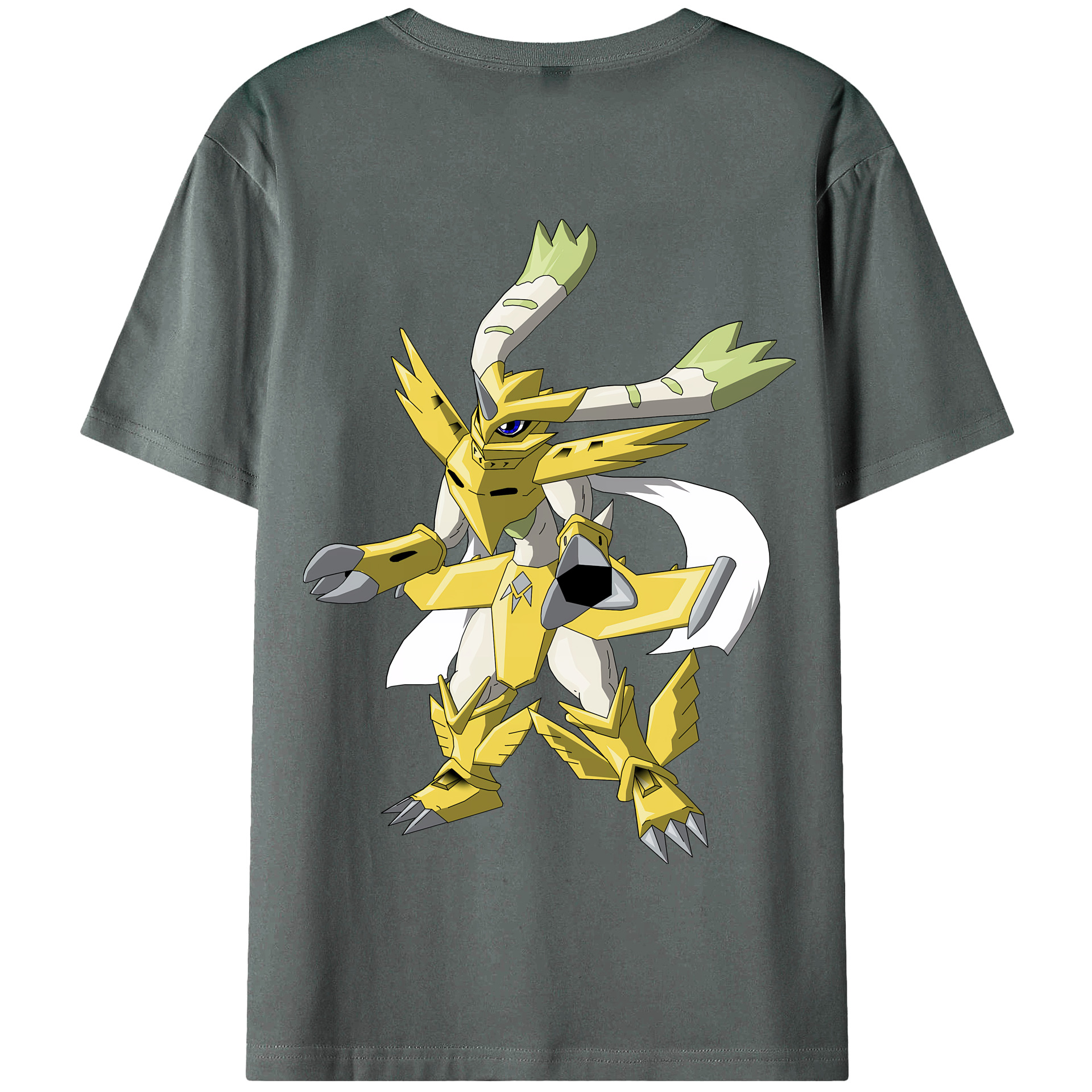 （画像用） Digimon デジタルモンスター/デジモン 綿100％半袖Tシャツ（背面プリント）